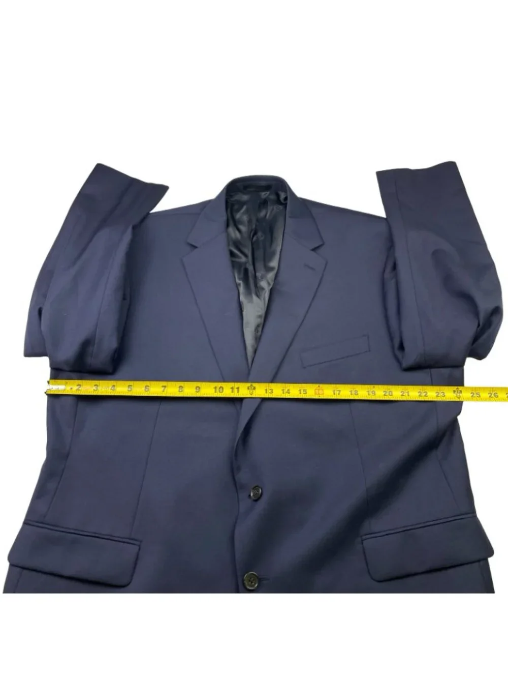 Ralph Lauren LRL Men's Wool Blend 2-Button Blazer Navy Blue • 48R